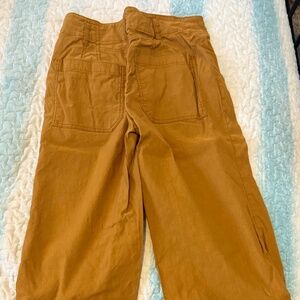 Maeve Anthropologie bell bottom type mustard pants size29